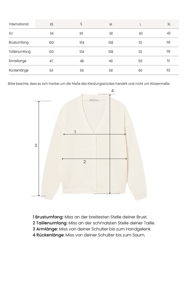 Short Cardigan Cream