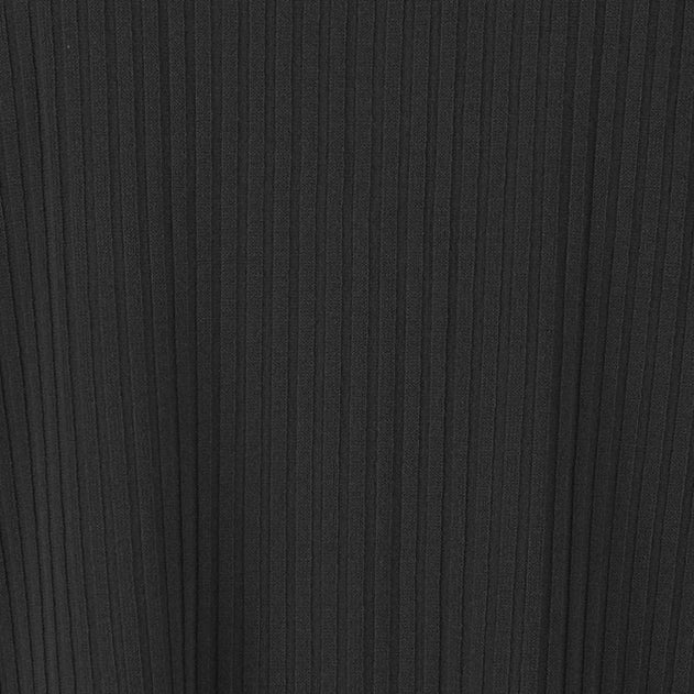 Donna Ribbed Crop Top Black