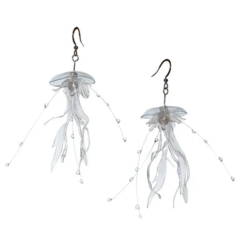 Meduusa Earrings Clear