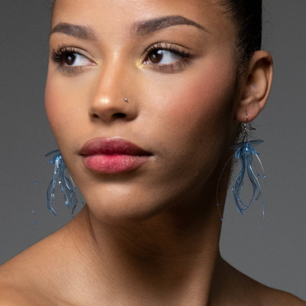 Meduusa Earrings Clear
