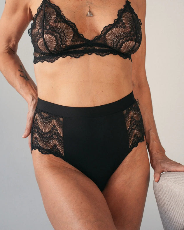 Highwaist Briefs Saboteur Black