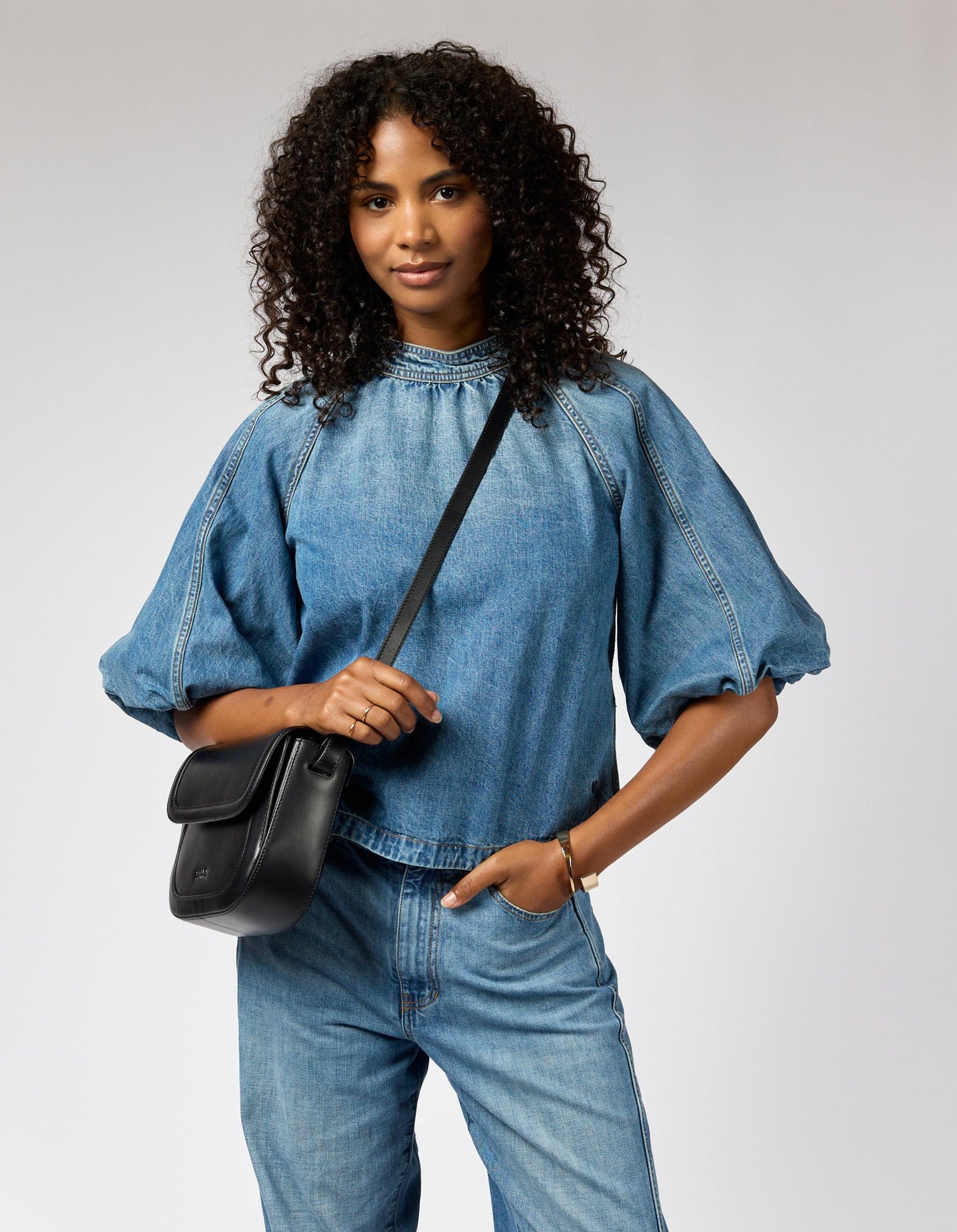 Nina Bag Classic Leather Black