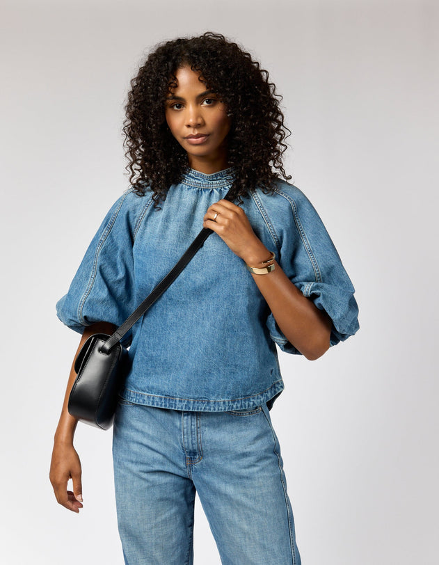 Nina Bag Classic Leather Black