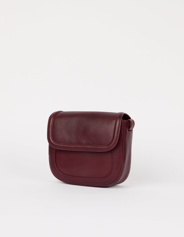 Nina Bag Classic Leather Dark Cherry
