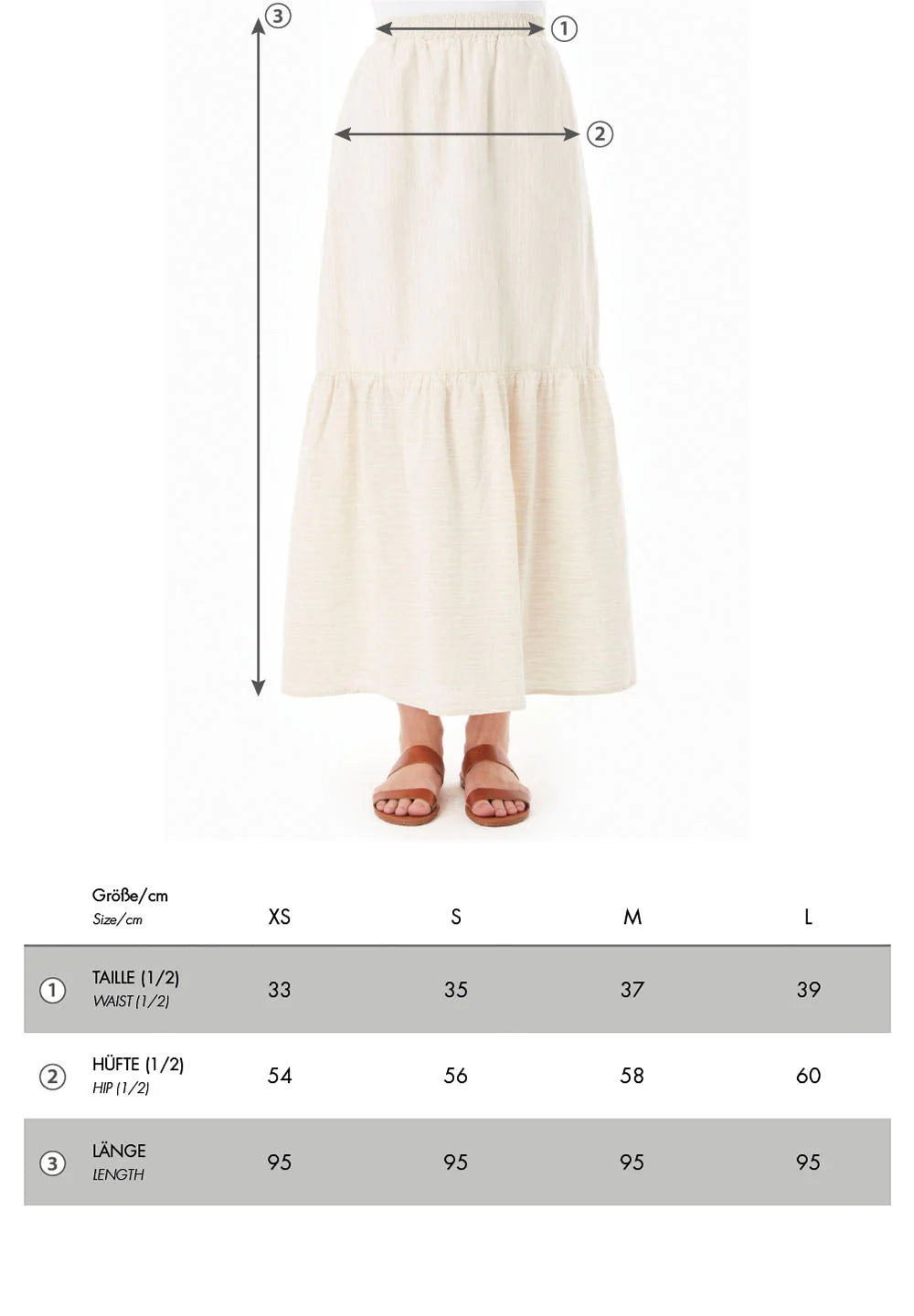 organication--striped-long-tiered-skirt-natural-off-white