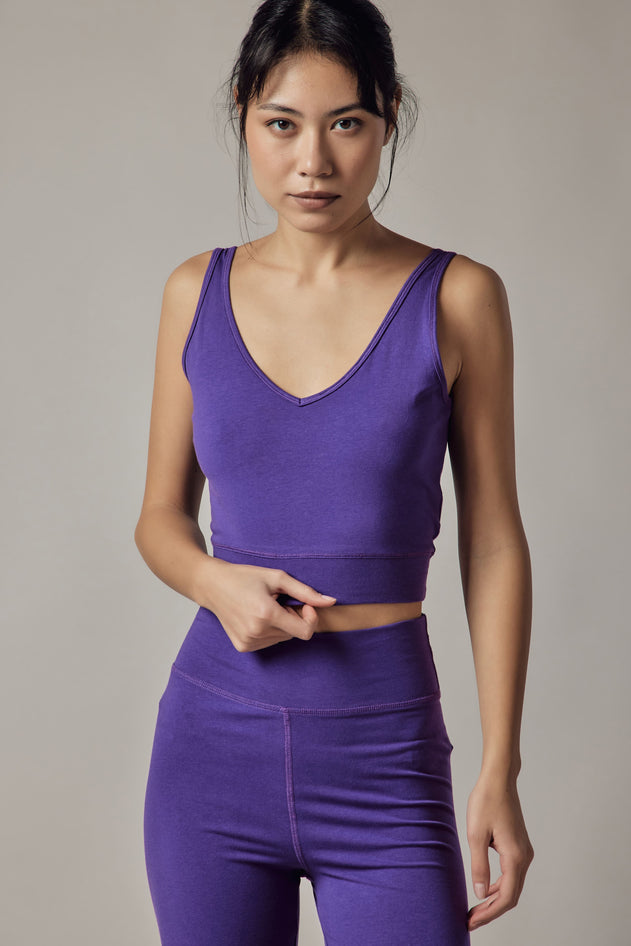 Women's Short V-Neck Sports Top