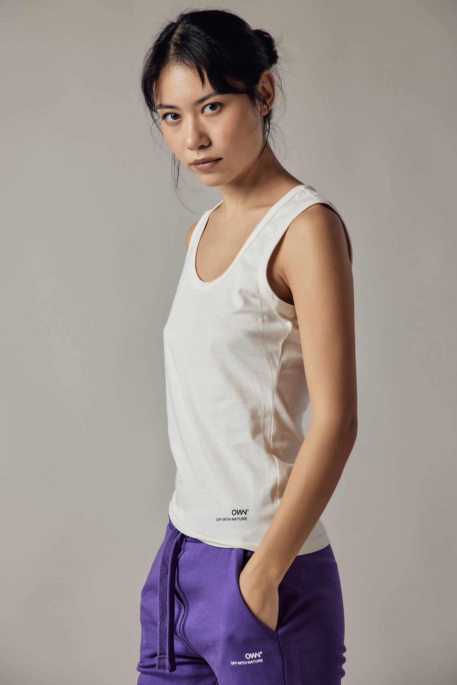 Women's Deep Neck Tank Top Red
