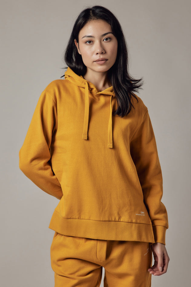 Women's Hoodie Sweatshirt With Side Slits