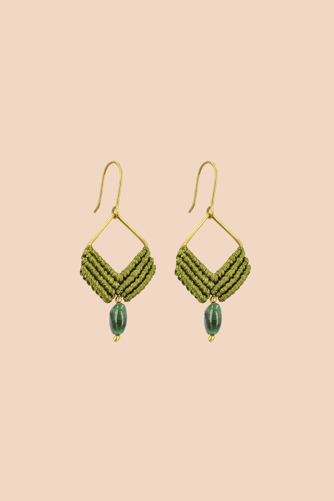 Lila Earrings Olive