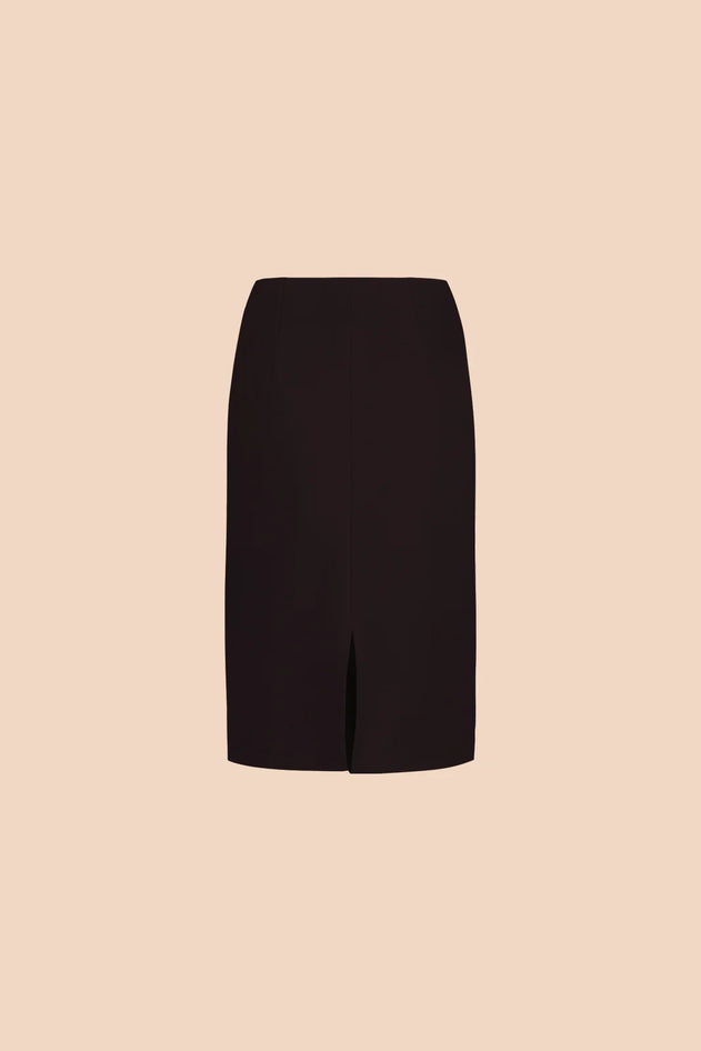 Comfy Pencil Skirt Chocolate