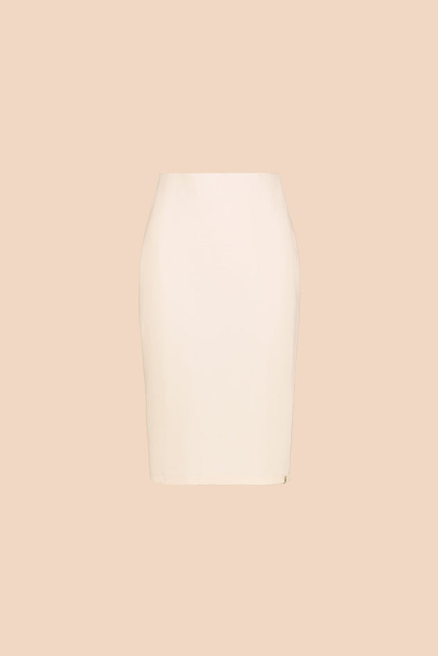 Comfy Pencil Skirt Ivory