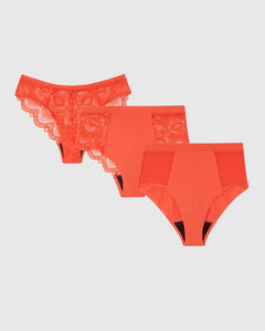 Period Panties Kit Fiery Red