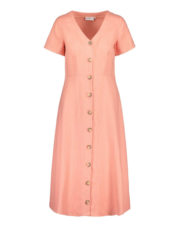 Penelope Dress Papaya Orange - IVALO.COM