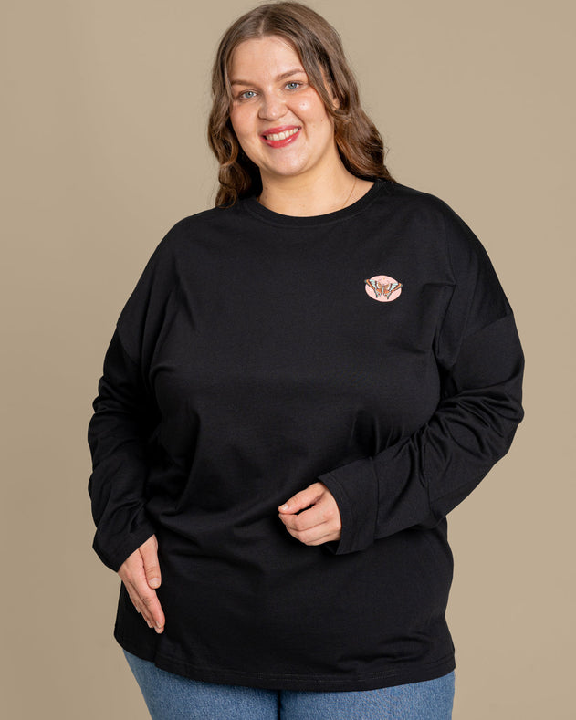 Long Sleeve T-Shirt Strength Black