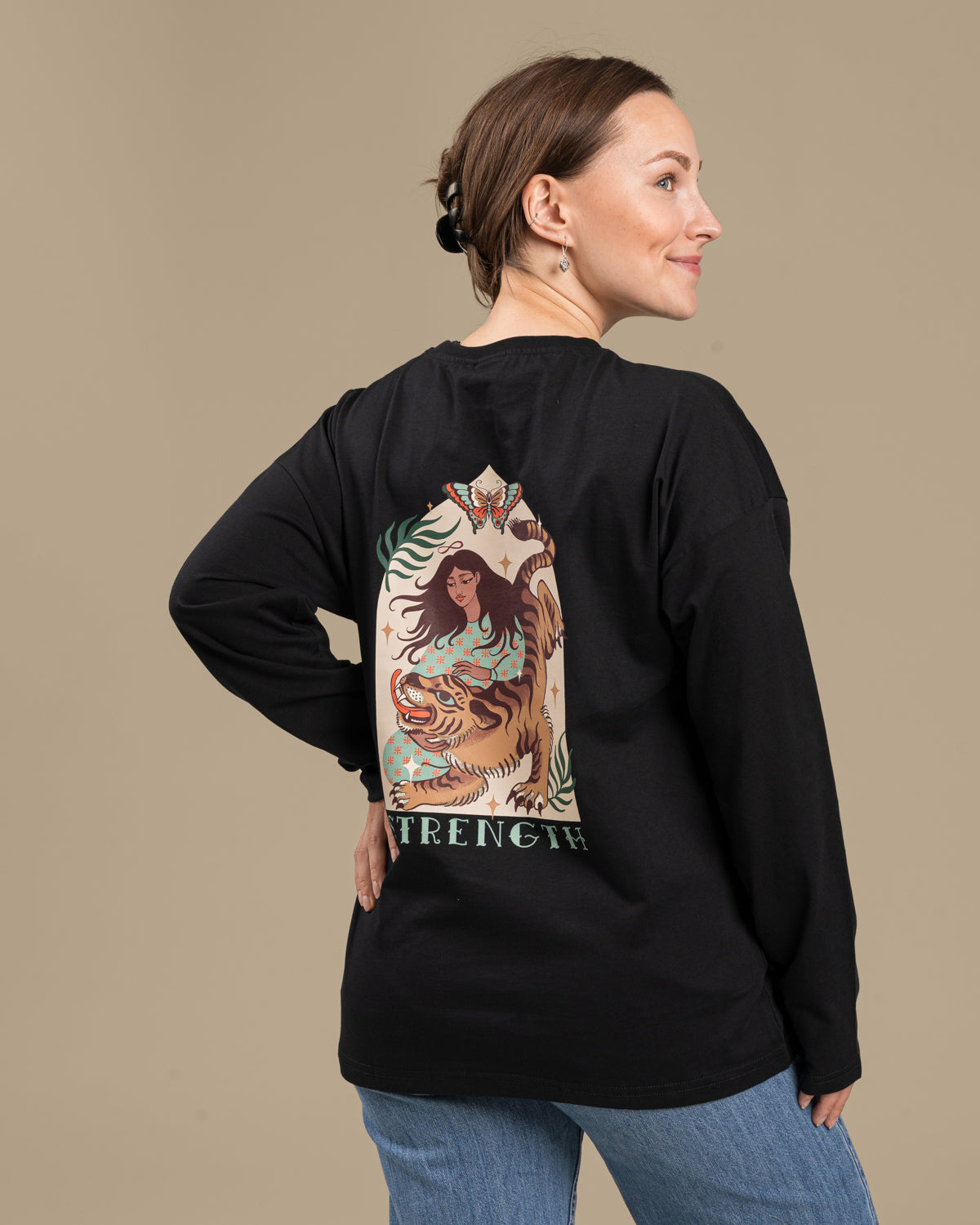Long Sleeve T-Shirt Strength Black