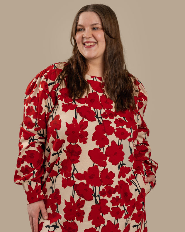 Puff-Sleeved Dress Valmut