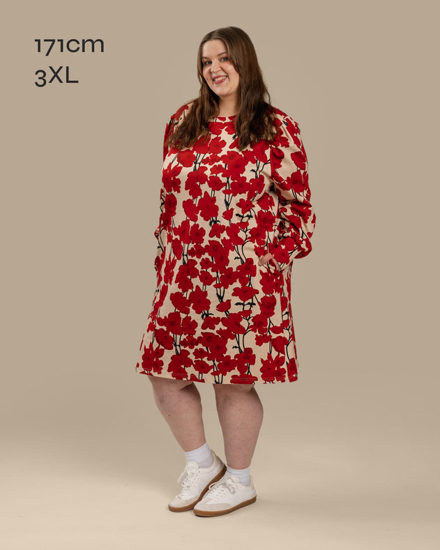 Puff-Sleeved Dress Valmut