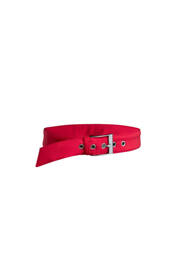 Rainsisters Buckle Belt Queen of Hearts Red