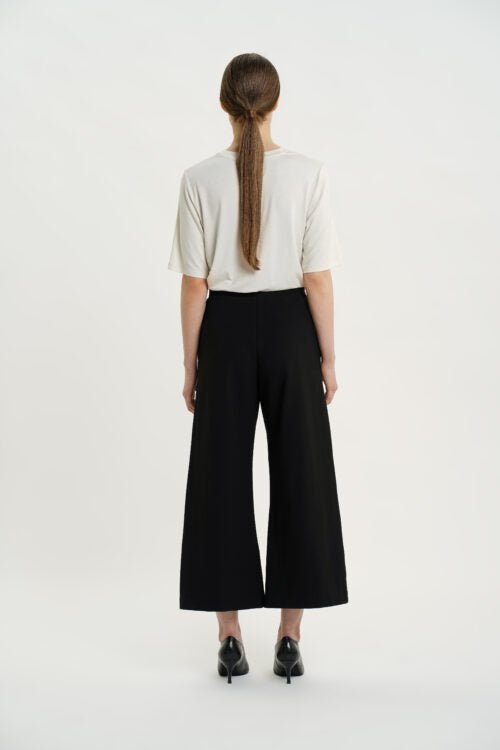 Lottie Wide Pants Black - RESIDUS - IVALO.COM