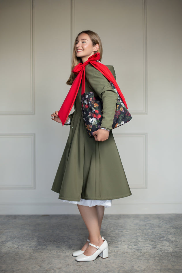 Rainsisters Bow Tote Bag Darling Rose