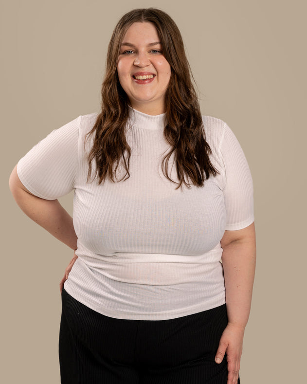 Ribbed T-Shirt White