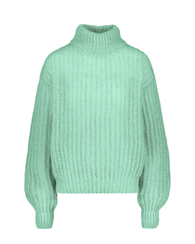Robin Mohair Knit Smoke Green