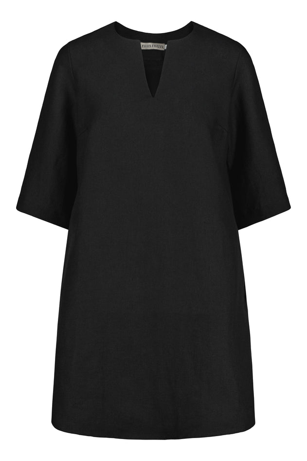 Rumarby Linen Dress Raven Black