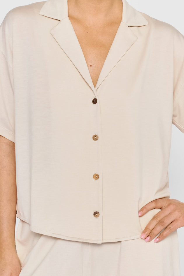 Shiba Shirt Oyster