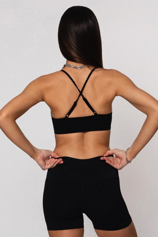 Skin Sports Bra Black