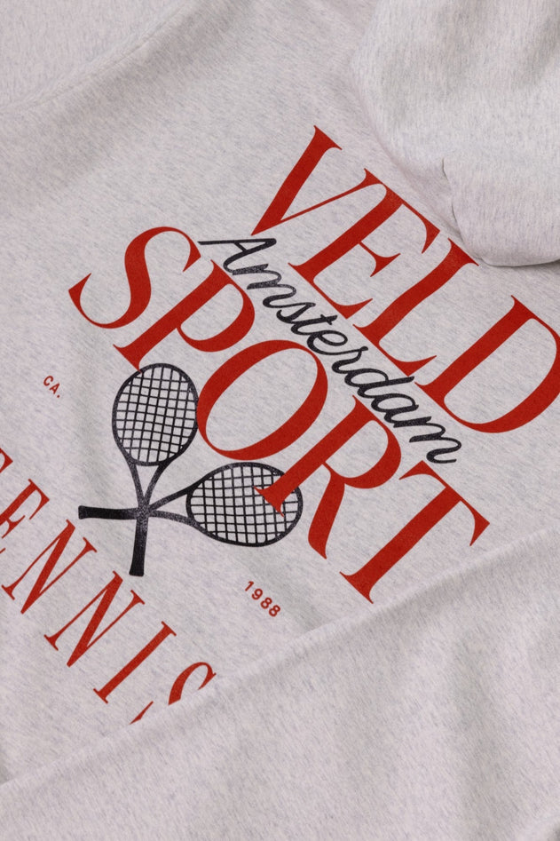 Jordaan Sport Tennis Hoodie Heather Grey