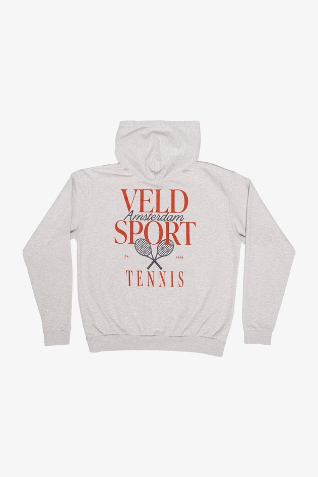 Jordaan Sport Tennis Hoodie Heather Grey