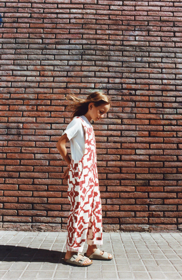Sam Jumpsuit Orange Illusion