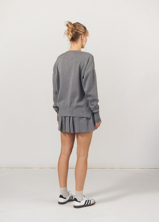 Piccolo & Rotondo Merino Co-ord Light Grey