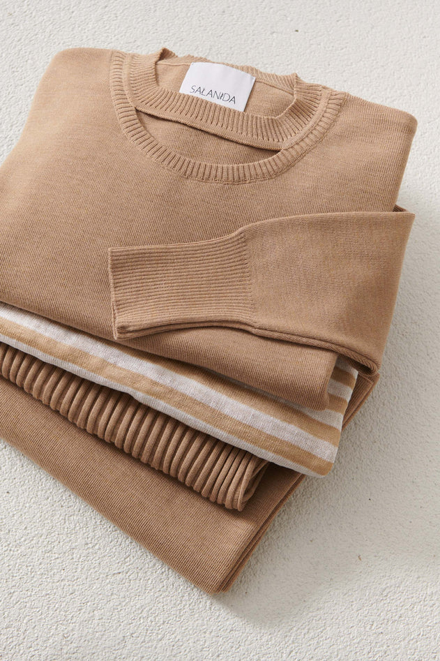 Rotondo Merino Jumper Beige