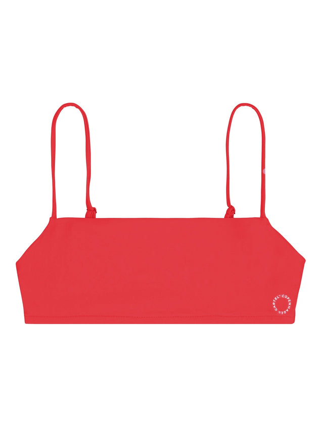 Sanur Bandeau Bikini Top Heat