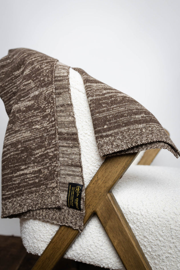 The Hemp & Wool Scarf Brown