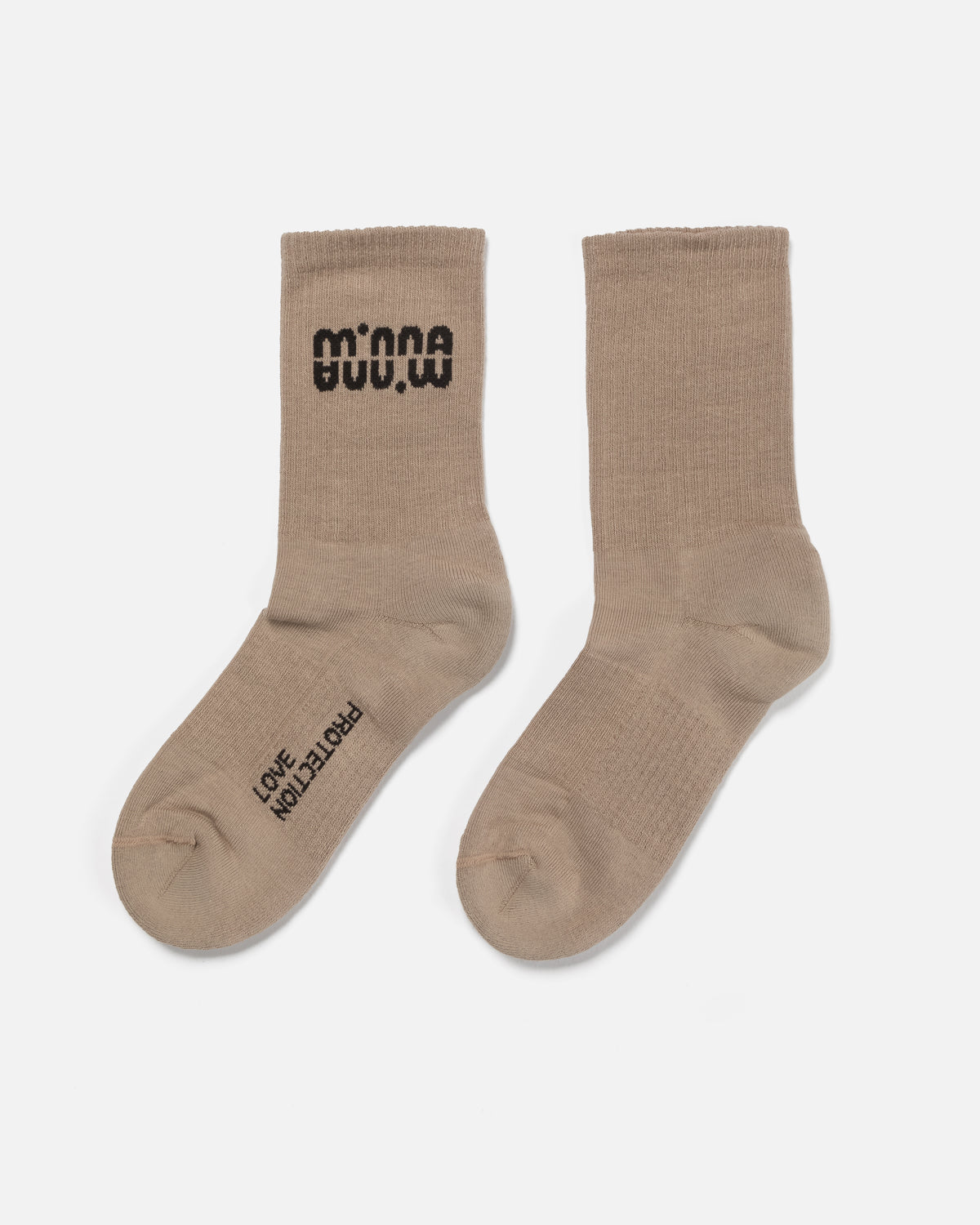 Love Protection Socks Beige