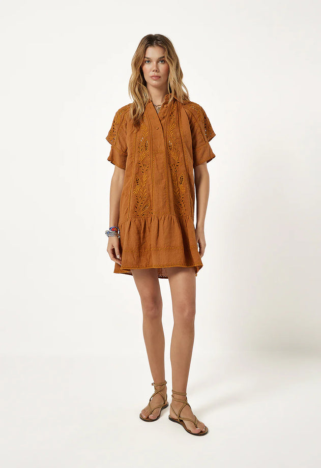 Solara Dress Rust