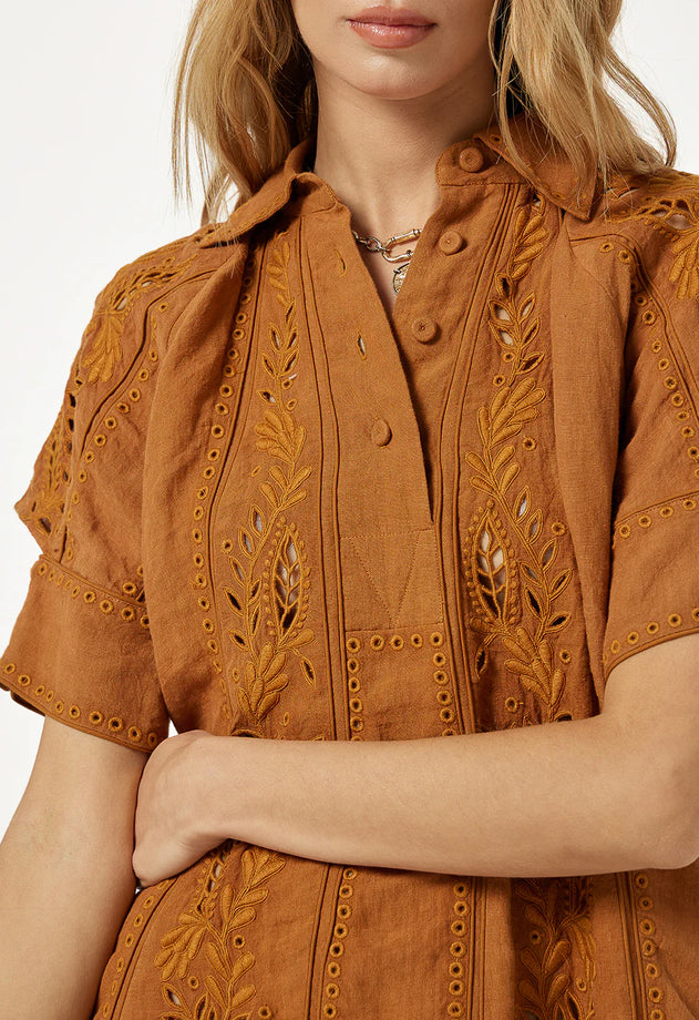 Solara Dress Rust