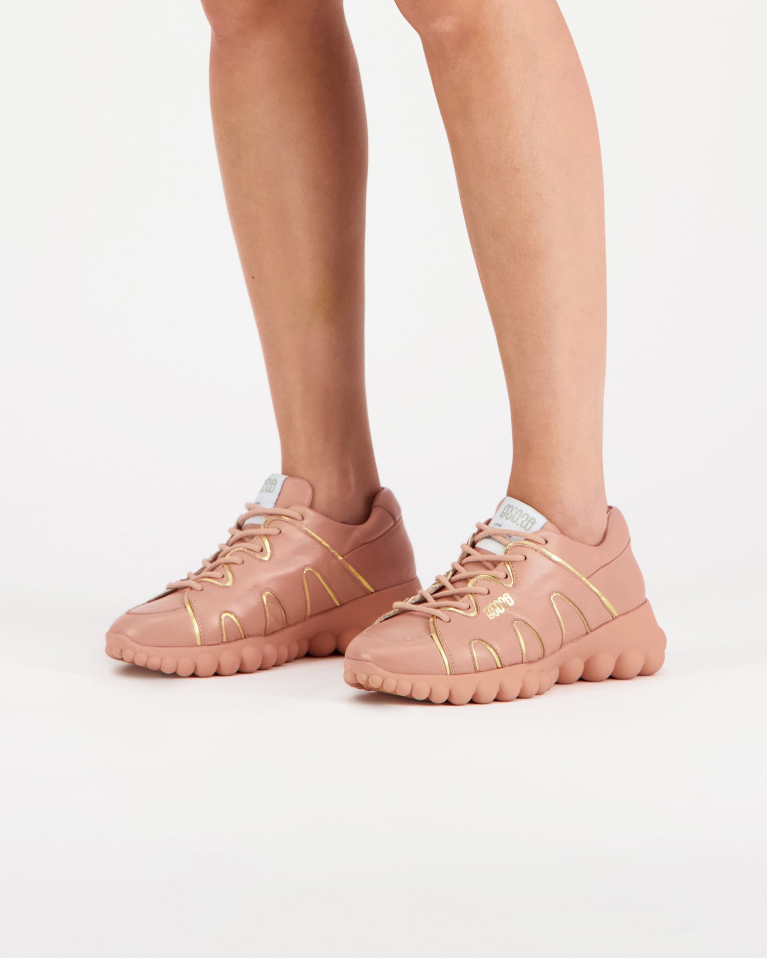 Chain Reaction Sneakers Natural Leather