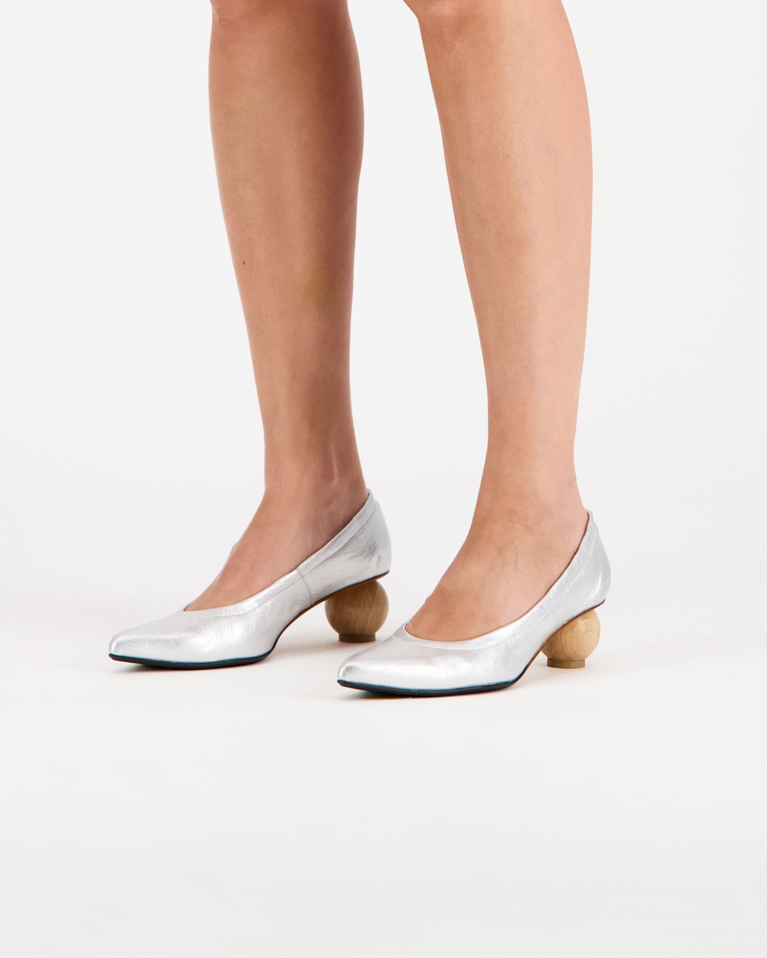 Ballsy Pumps Silver