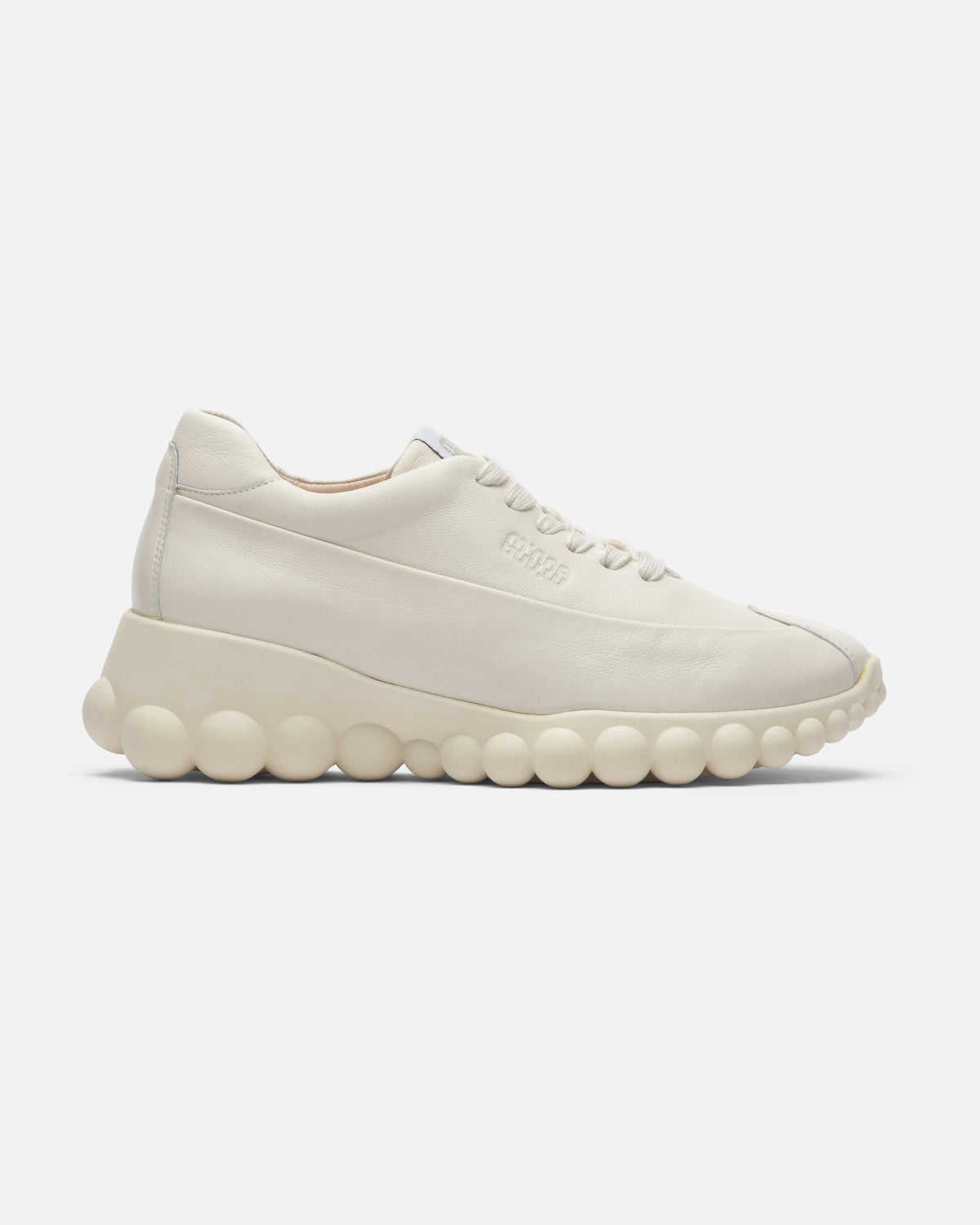 Mother-Of-Pearl Sneakers Porcelain Leather