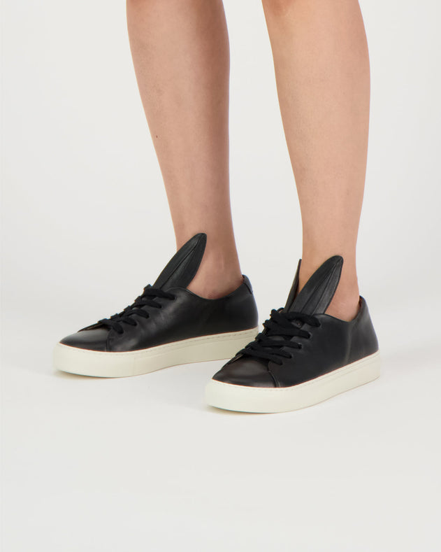 All Ears Shoes Black Leather