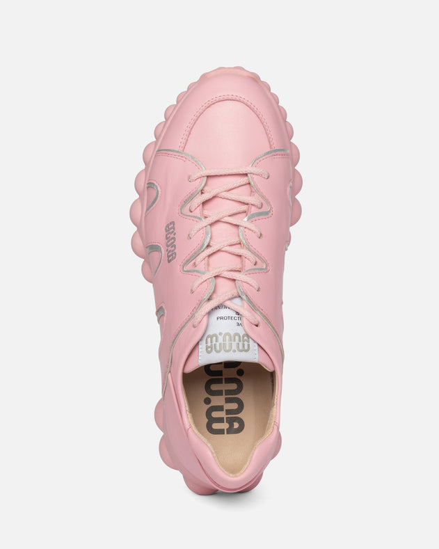 Chain Reaction Sneakers Pink Leather