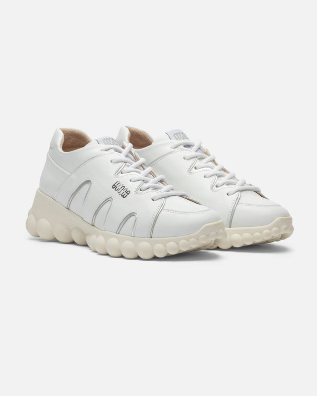 Chain Reaction Sneakers Multi White Leather