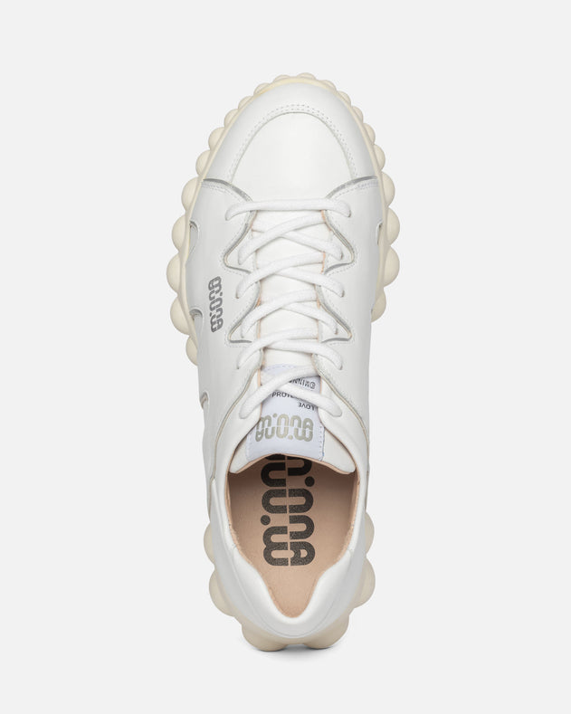 Chain Reaction Sneakers Multi White Leather