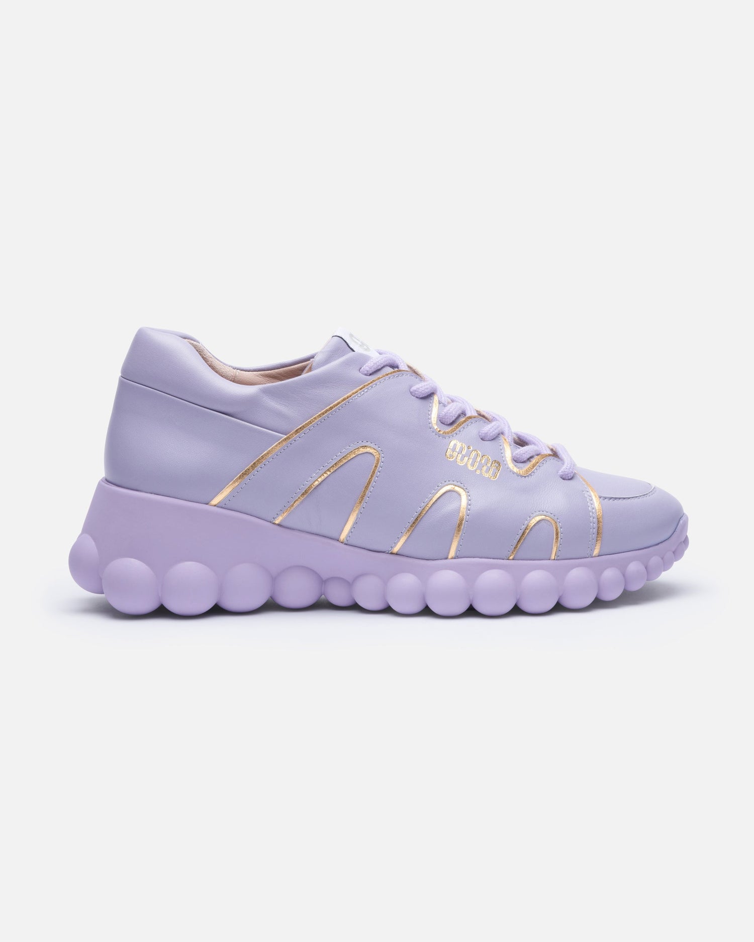 Chain Reaction Sneakers Dusty Lilac Leather