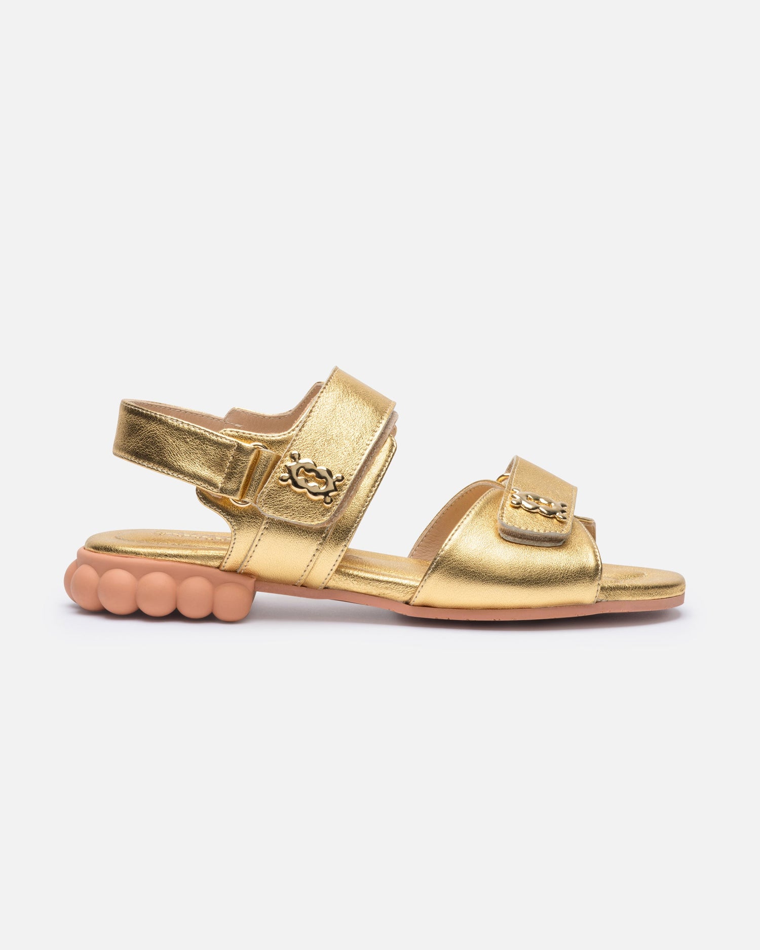 Pebble Sandals Gold