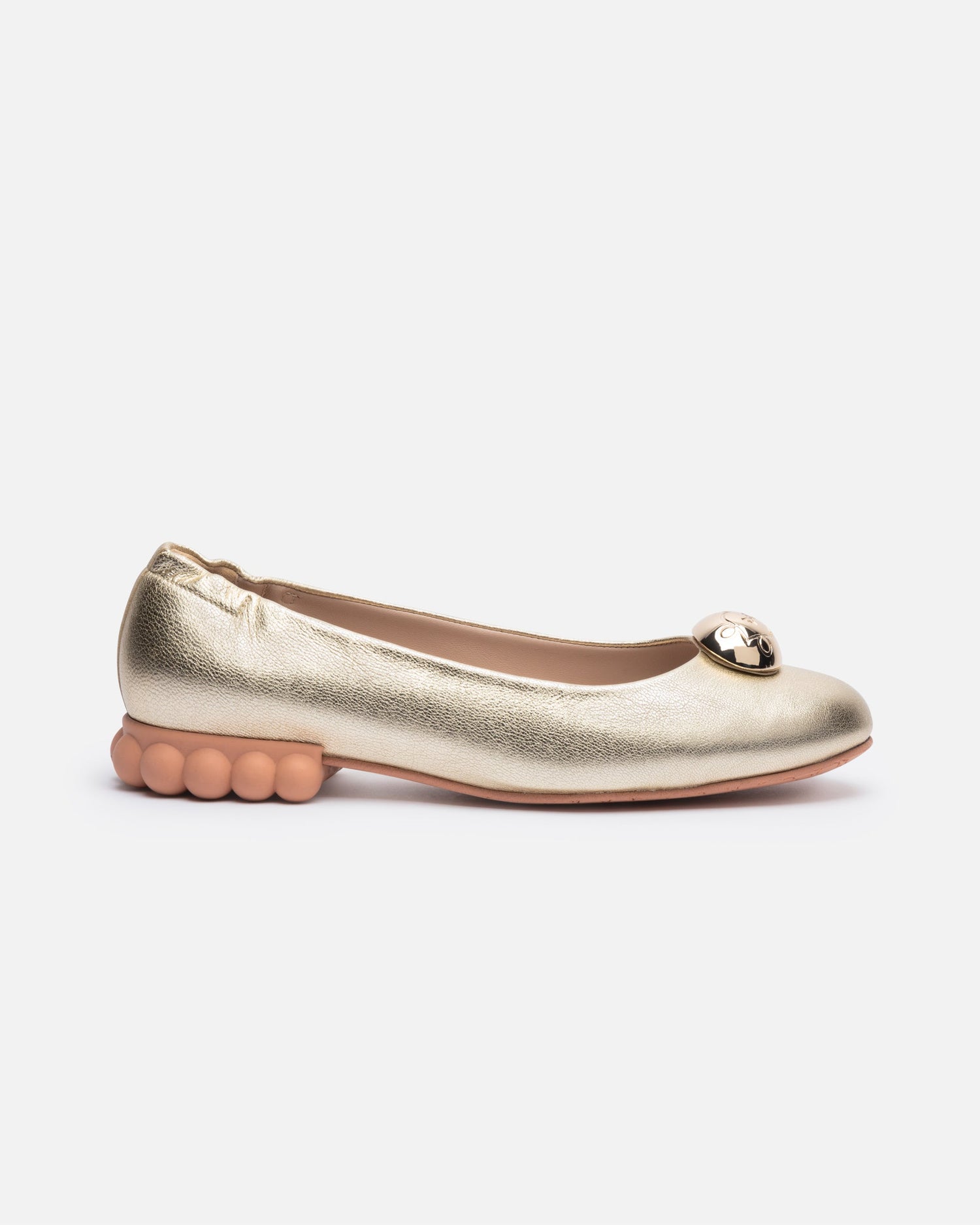 Drop Ballerinas Champagne