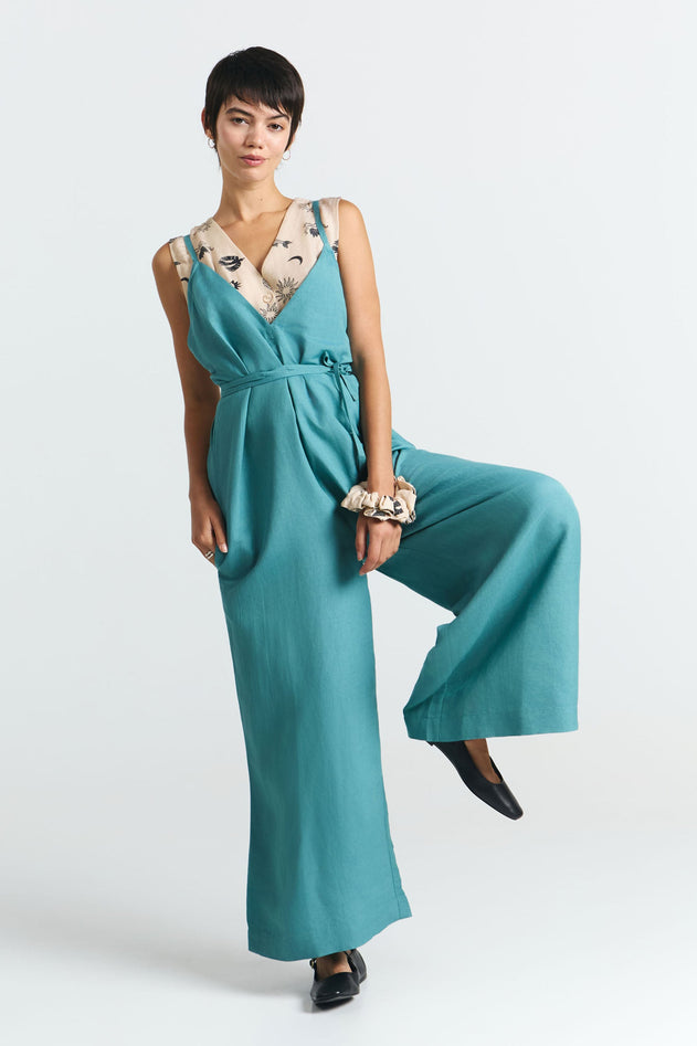 Danli Multiposition Jumpsuit Blue